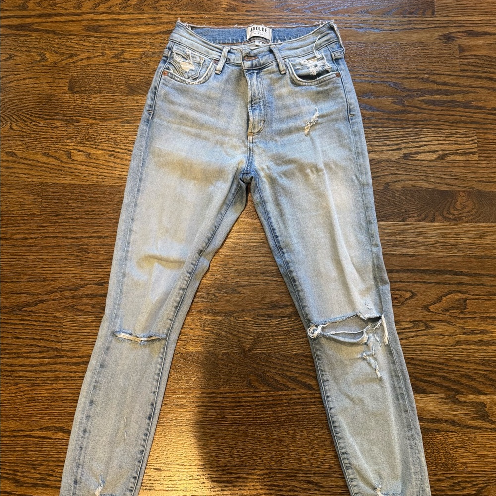 Sophie High Rise Skinny in Scheme AGOLDE 24